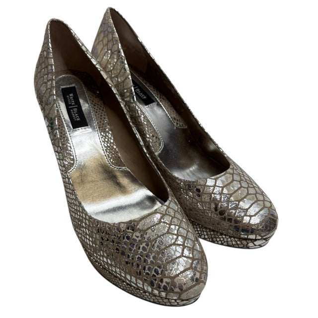 WHBM Size 9 1/2 Silver Platform Pump NWT SHOE