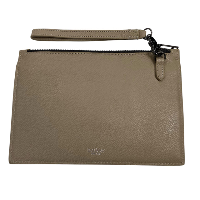 BOTKIER Beige Leather Wristlet PURSE