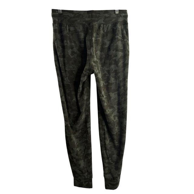 LULULEMON Size 8 Green Camo Drawstring ACTIVE PANT