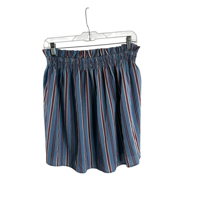 PETAL & PUP Size MED Blue/Red Stripe SKIRT