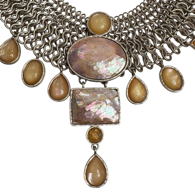 CHICOS Costume Beige 16.5" NECKLACE