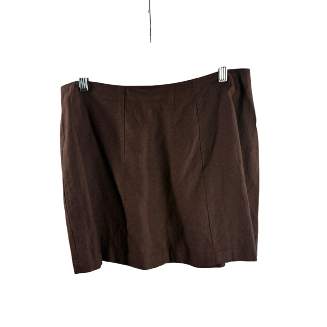SAIL TO SABLE Size MED Brown/Aqua Long Sleeve SKIRT SUIT