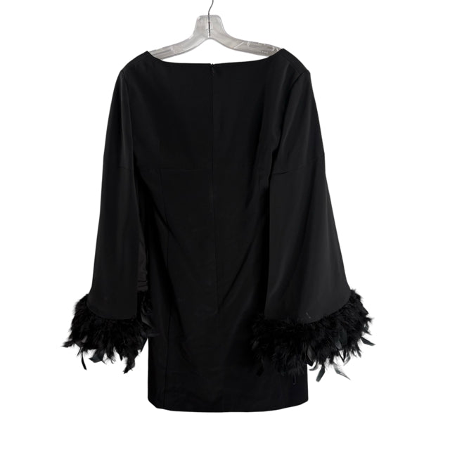 NANETTE LEPORE Size 6 Black Long Sleeve NWT DRESS