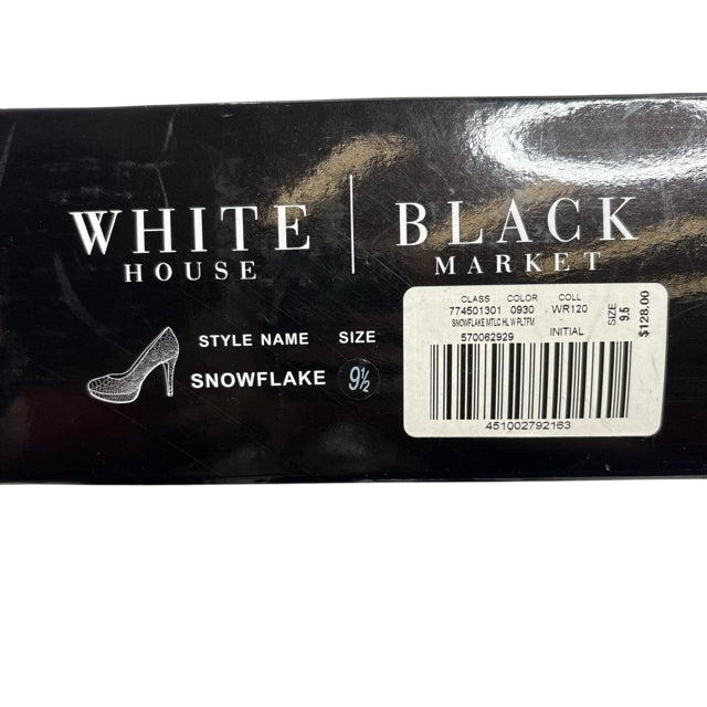 WHBM Size 9 1/2 Silver Platform Pump NWT SHOE