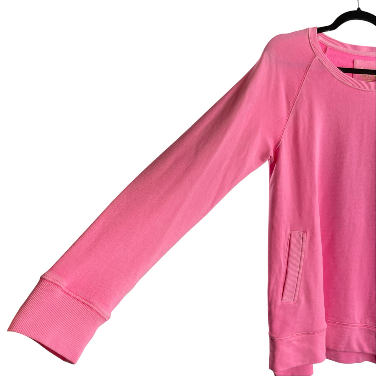 LILLY PULITZER Size LARGE Pink Long Sleeve Sweatshirt TOP