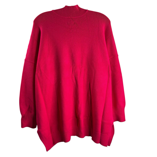 ANTHRO // MAEVE Size 3X Hot Pink Long Sleeve Mock Turtleneck NWT SWEATER