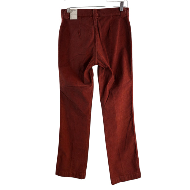 LUCKY Size 4 Rust Corduroy NWT PANTS