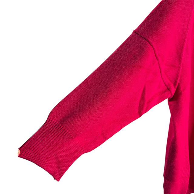 ANTHRO // MAEVE Size 3X Hot Pink Long Sleeve Mock Turtleneck NWT SWEATER