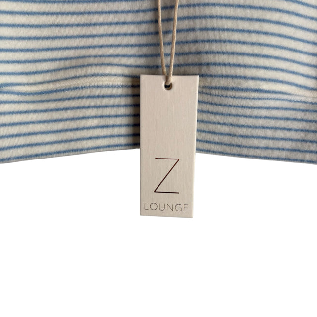 Z SUPPLY Size LARGE Cream/Blue Stripe BRA NWT UNDER