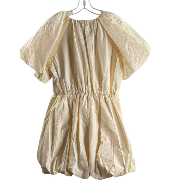 H & M Size MEDIUM Cream 3/4 Sleeve Cotton Blend NWT DRESS