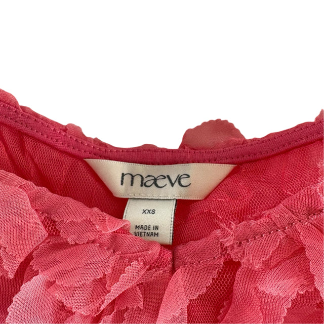 MAEVE Size XXS Raspberry Off Shoulder NWT TOP