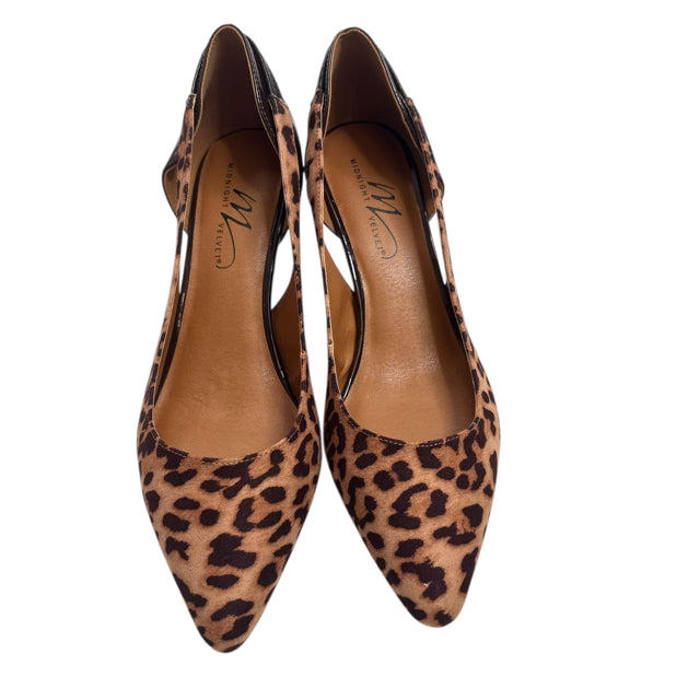MIDNIGHT VELVET Size 9 1/2 Brown Pump NWT SHOE