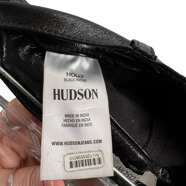 HUDSON Size 30 Black Patent PANTS