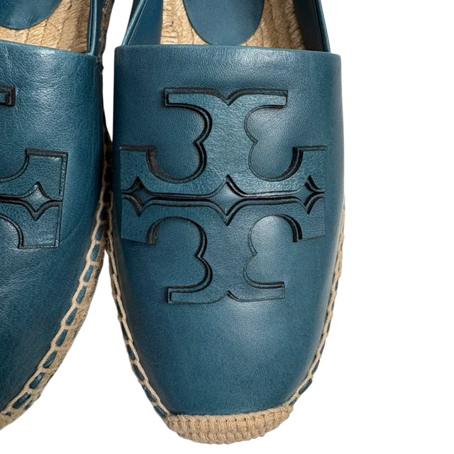 TORY BURCH Size 8 1/2 Blue Espadrille NWT SHOE