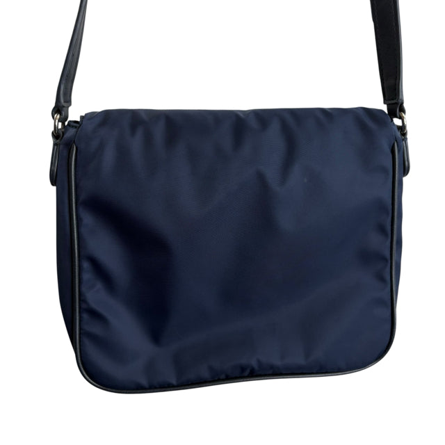 TALBOTS Dark Blue Logo Nylon Cross Body PURSE