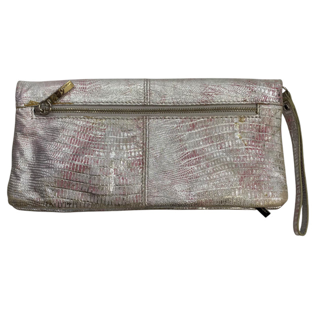 Silver/Pink Clutch PURSE