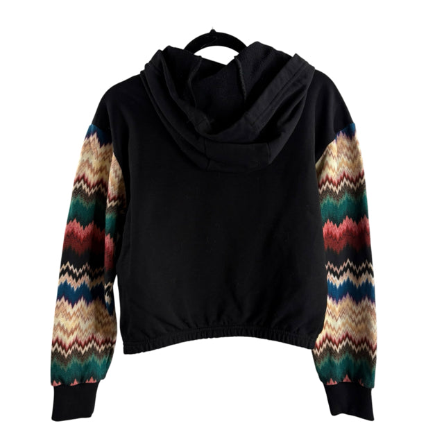 MISSONI Size SMALL Black/Multi Long Sleeve SWEATER