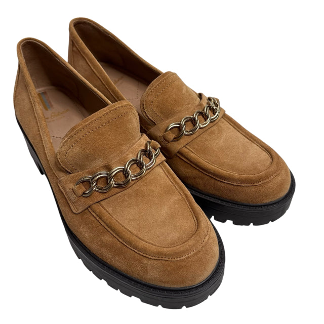 SAM EDELMAN Size 9 1/2 Light Brown Loafer Suede SHOE