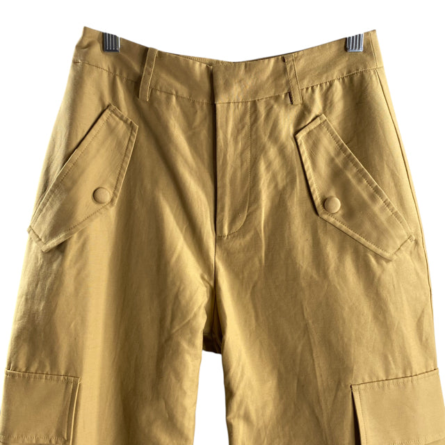 RAILS Size 0 Tan Pockets Wide Leg Cotton Blend NWT PANTS