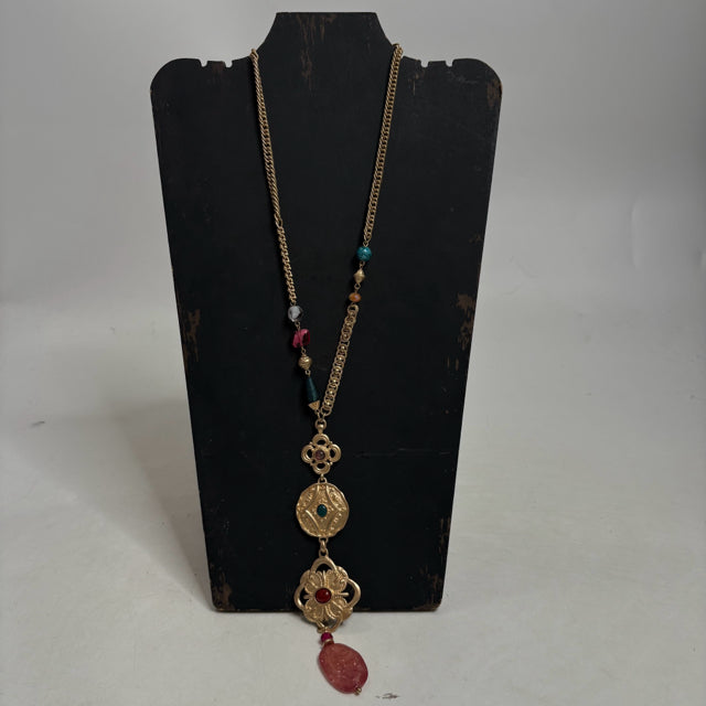 CHICOS Costume Gold 24" NECKLACE