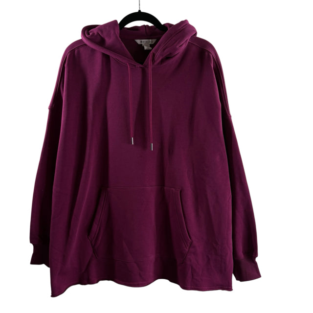 ATHLETA Size X-LARGE Raspberry Long Sleeve Hoodie NWT TOP