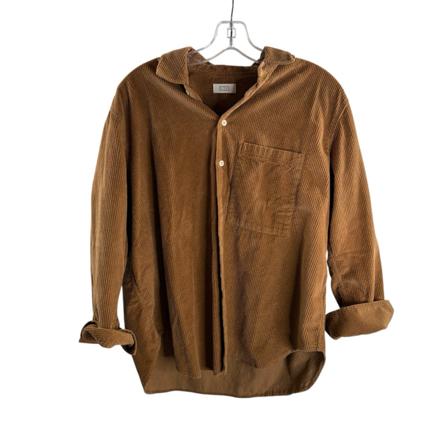 AYR Size SMALL Brown Long Sleeve Corduroy TOP