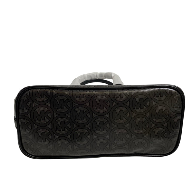 MICHAEL KORS Gray/Black Monogram Coated Canvas Handbag NWT PURSE