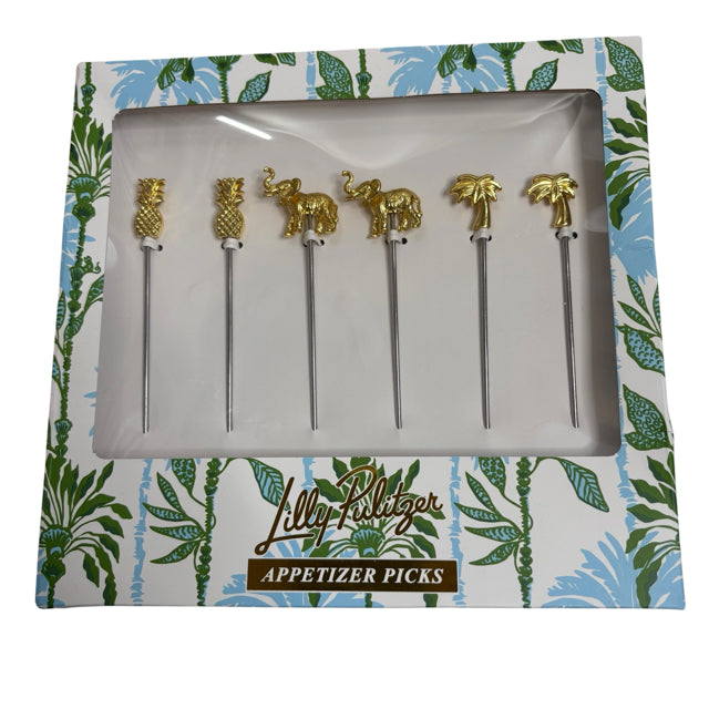 LILLY PULITZER Gold NWOT Decor