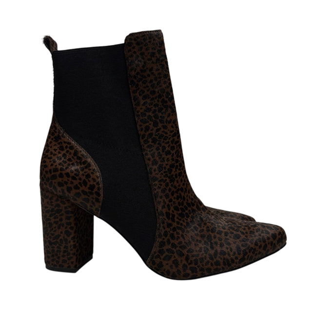 WHBM Size 9 1/2 Brown/Black Ankle Boot NWT SHOE