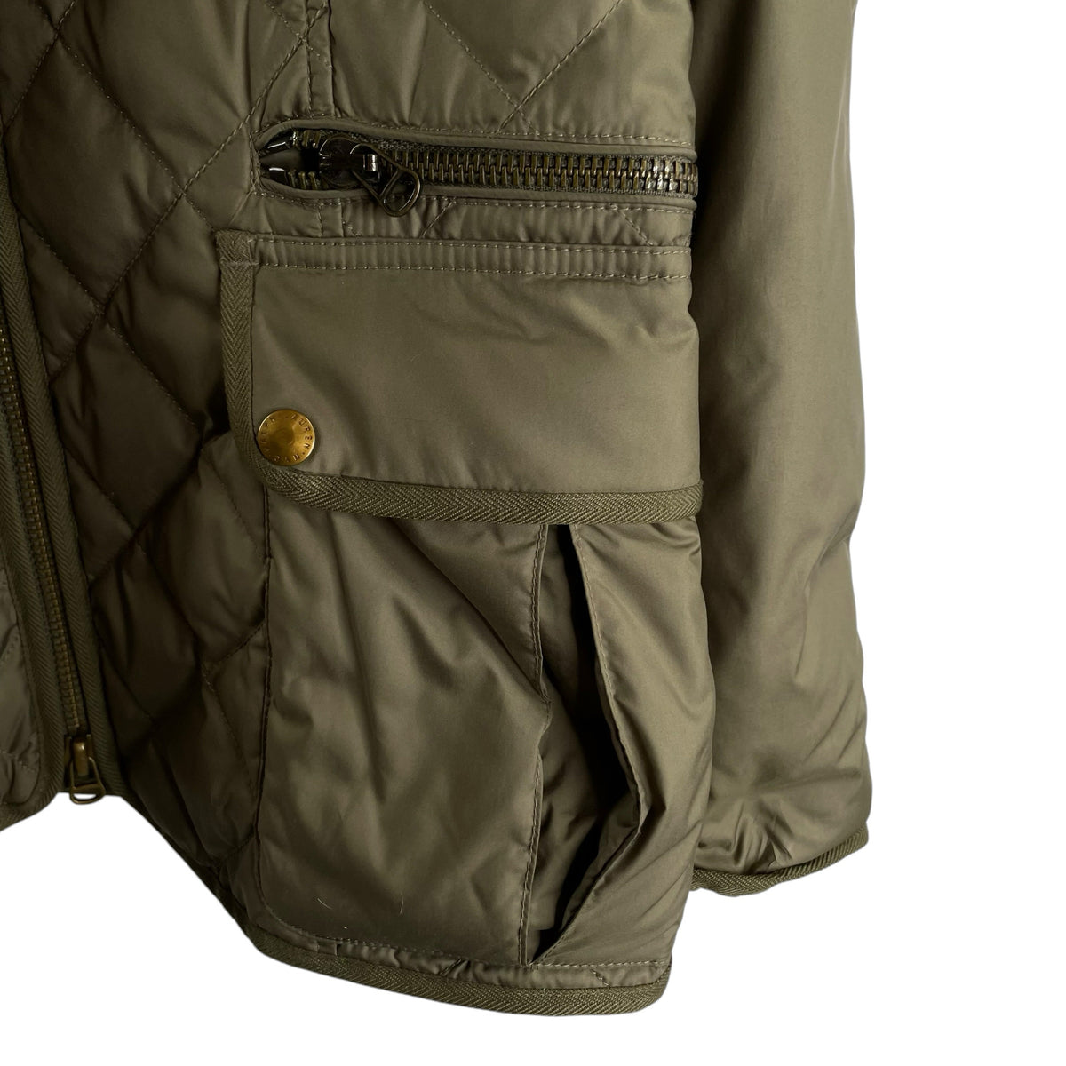 RALPH LAUREN Size X-LARGE Olive Quilted NWT JACKET