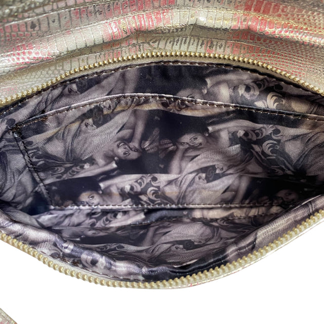 Silver/Pink Clutch PURSE