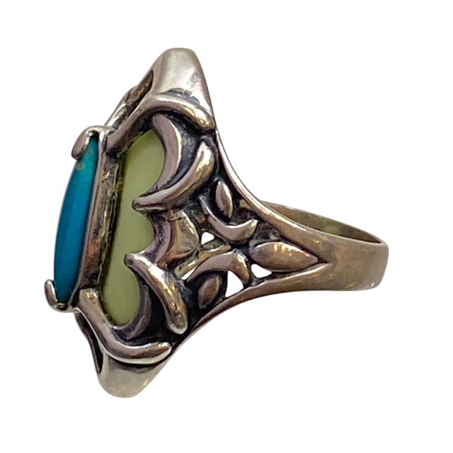 CAROLYN POLLACK Sterling Silver Silver 7 RING