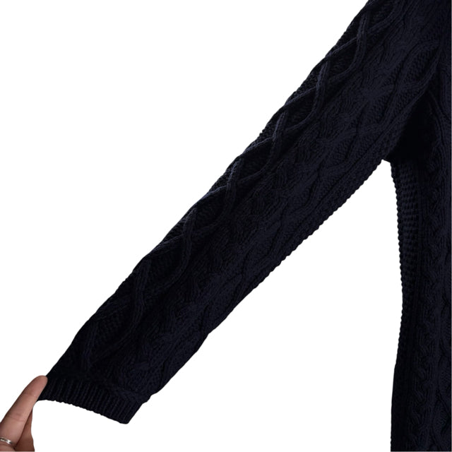 ARANCRAFTS Size X-LARGE Navy Long Sleeve NWT SWEATER