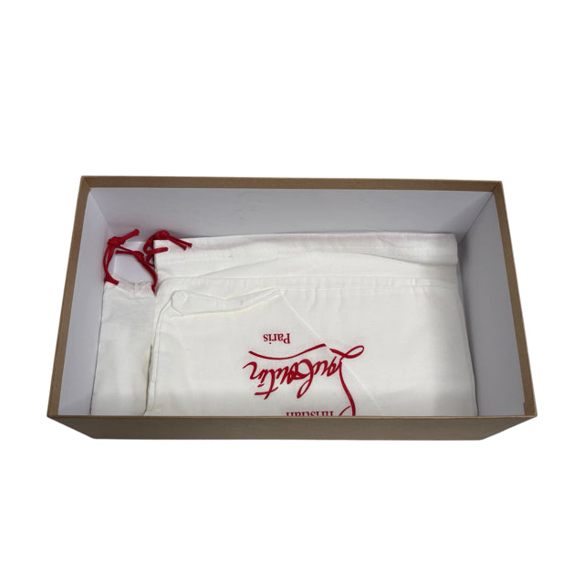 LOUBOUTIN Size 40 White/Pink Sneaker NEW - BOX SHOE
