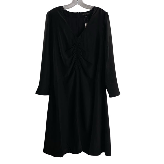 BANANA REPUBLIC Size 14 Black Long Sleeve NWT DRESS