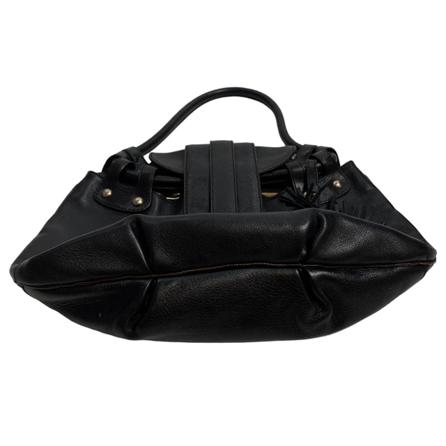 FERRAGAMO Black Leather Vintage PURSE