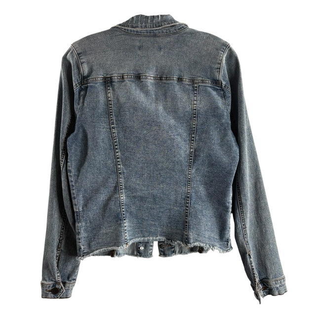 KUT Size MEDIUM Light Blue Denim JACKET