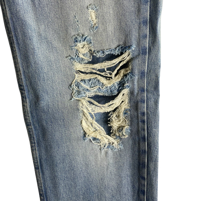 WE THE FREE Size 24 Light Blue Distressed Denim JEANS
