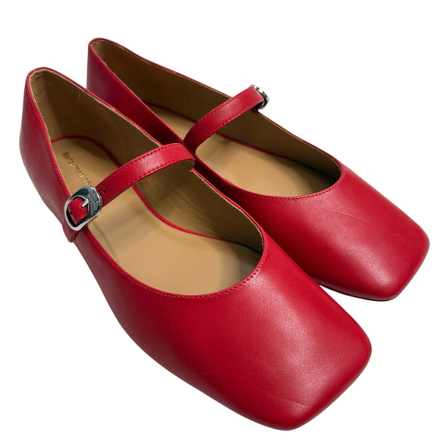 REFORMATION Size 8 1/2 Red Mary Jane NWT SHOE