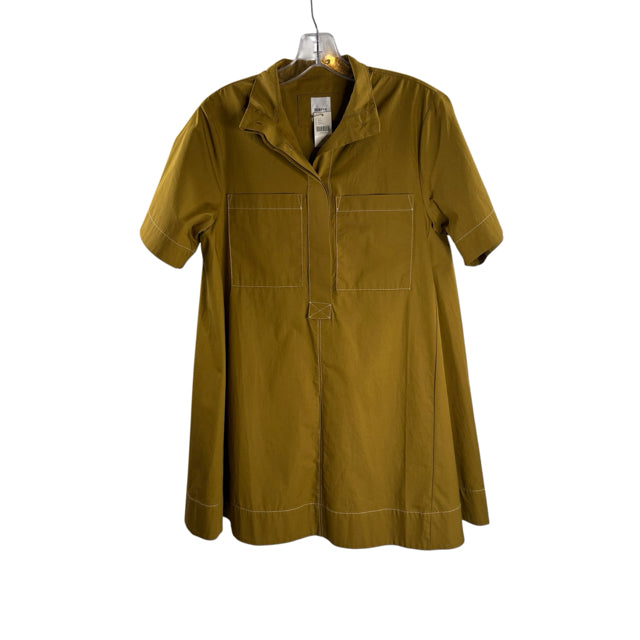 MAEVE Size X-SMALL Mustard Short Sleeve NWT DRESS