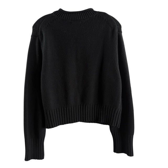 J CREW Size SMALL Black Long Sleeve Roll neck SWEATER
