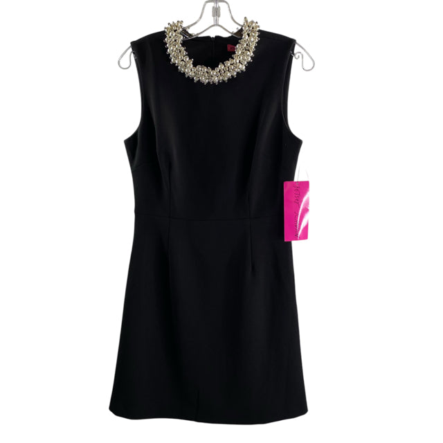 BETSY JOHNSON Size 6 Black Sleeveless NWT DRESS