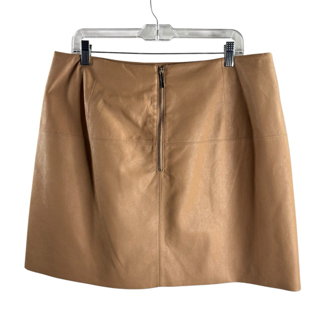TED BAKER Size X-LARGE Camel NWT SKIRT
