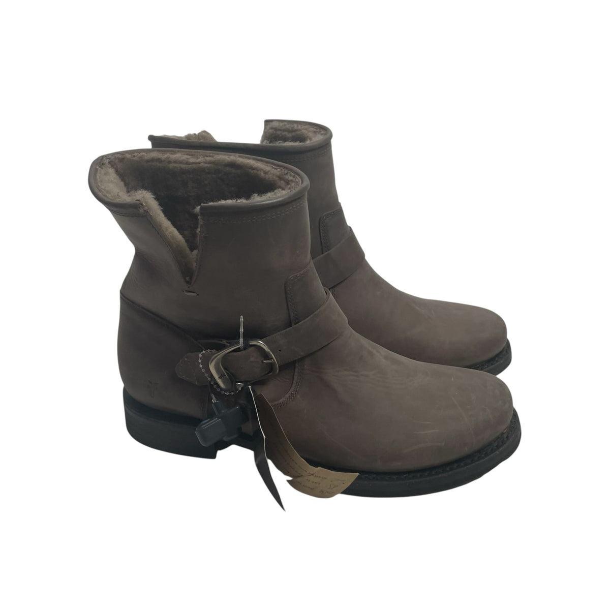 FRYE Size 8 1/2 Taupe Ankle BOOT