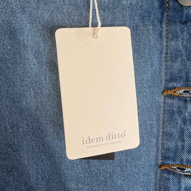 IDEM DITTO Size 10 Blue Knee Length Denim NWT SKIRT