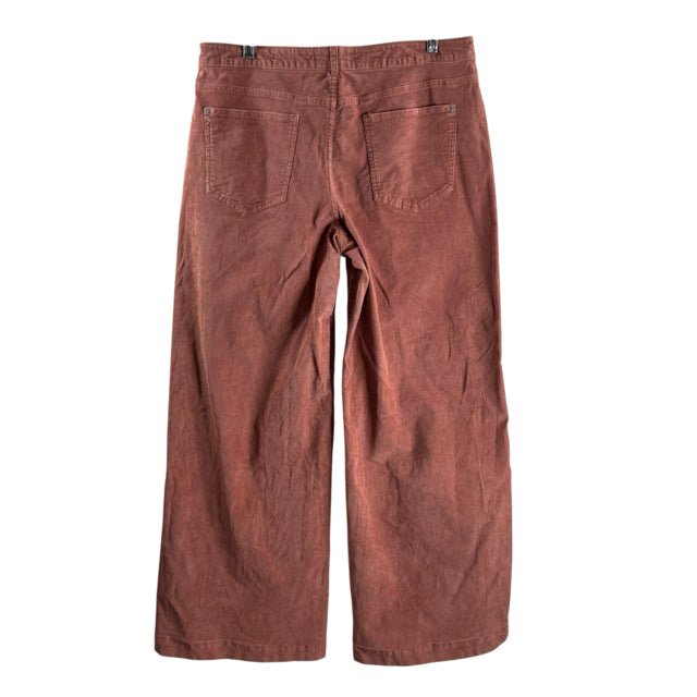 PILCRO Size 32 Pink Wide Leg Corduroy PANTS
