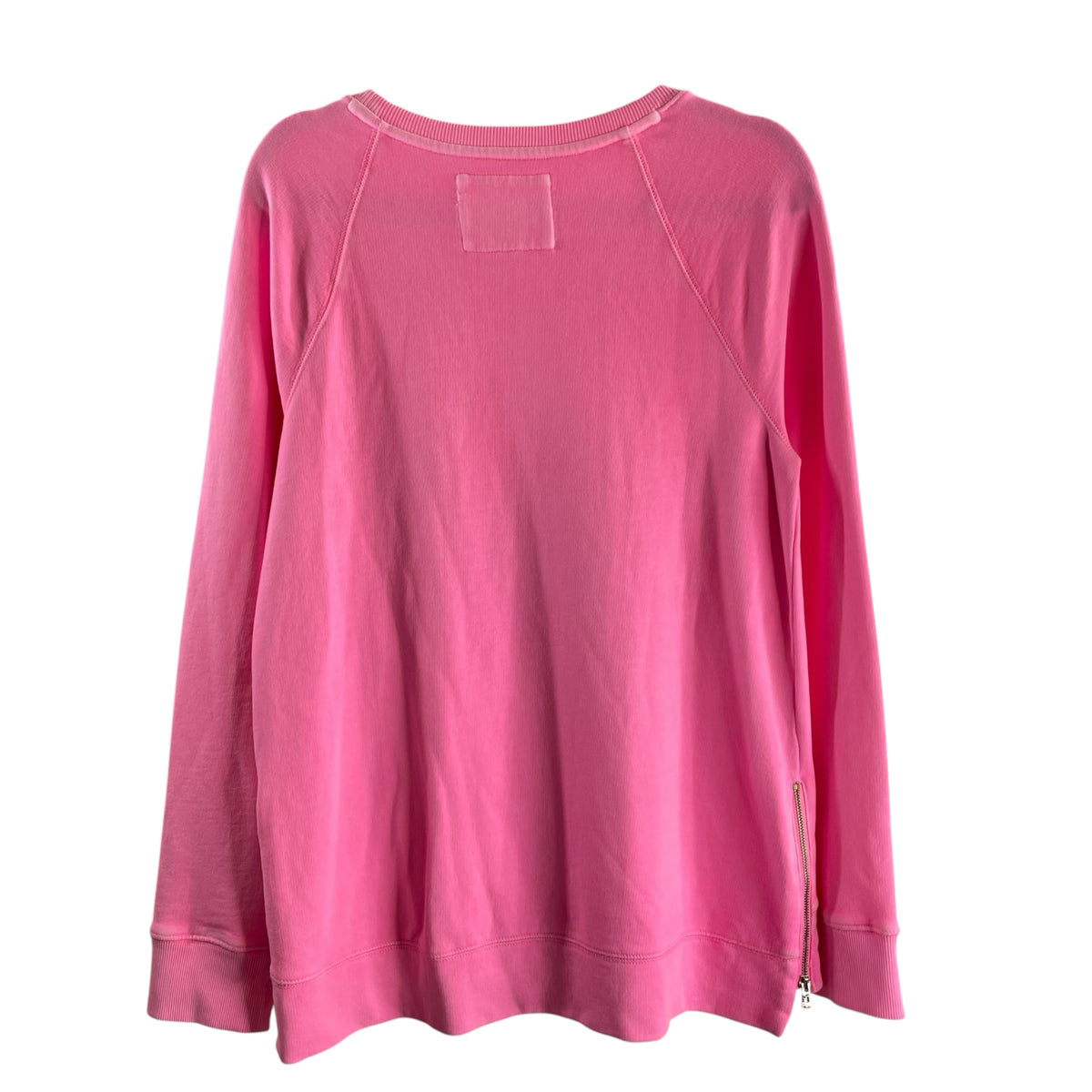 LILLY PULITZER Size LARGE Pink Long Sleeve Sweatshirt TOP