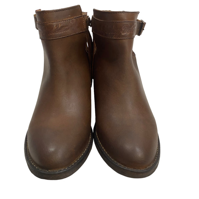 HARLEY DAVIDSON Size 9 1/2 Dark Brown Ankle Boot Leather NEW - BOX BOOT
