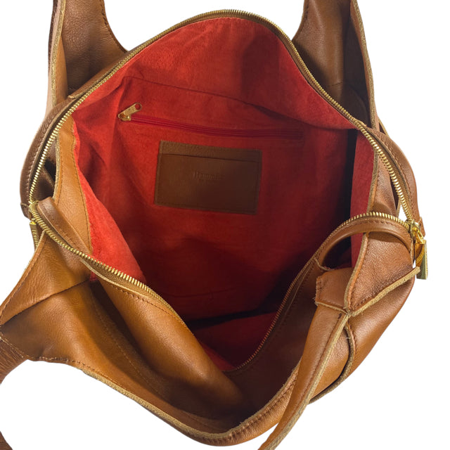 HAMMITT Chestnut Studs Leather XL PURSE
