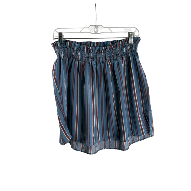 PETAL & PUP Size MED Blue/Red Stripe SKIRT
